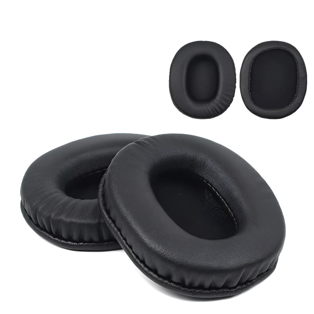 Black PU leather replacement headphone covers for Sony MDR-1R model