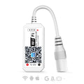 Mini white Wi-Fi RGB LED controller, 53x24x11mm, Magic Home app, DC9-28V, 4A per channel