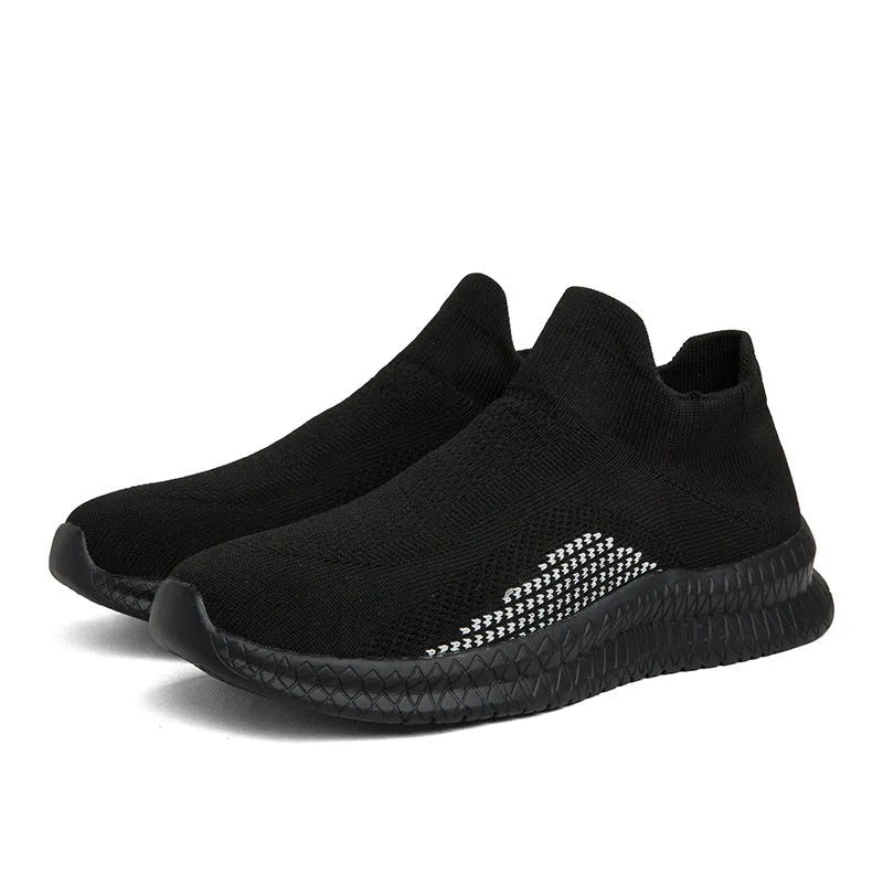 Popcorn Flyknit fabric casual sneaker in solid colour on a white background, showing low top and round toe design.