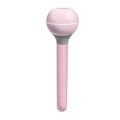 Pink and white column-shaped USB-powered ultrasonic humidifier with 1 litre water tank