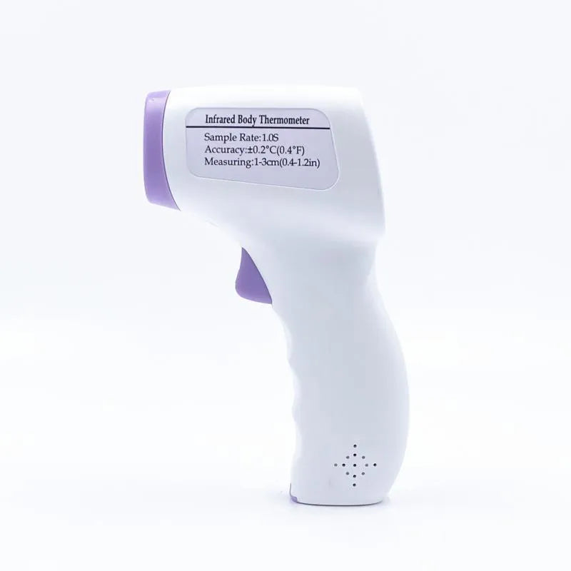 White digital thermometer for non-contact temperature measurement
