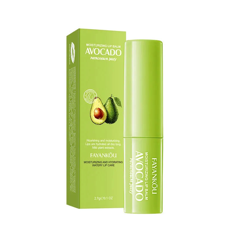 Anti-chapped moisturising lipstick tube with hyaluronic acid and vitamin E labelling