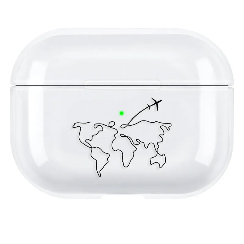 AirPods Pro 3 compatible protective shell case in PC plastic back cover design