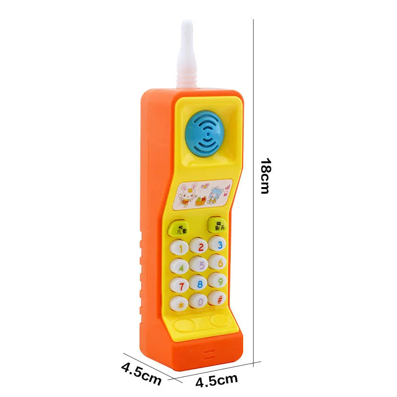 Educational toy with cartoon animal design featuring sound and light functions for children 3 years and older