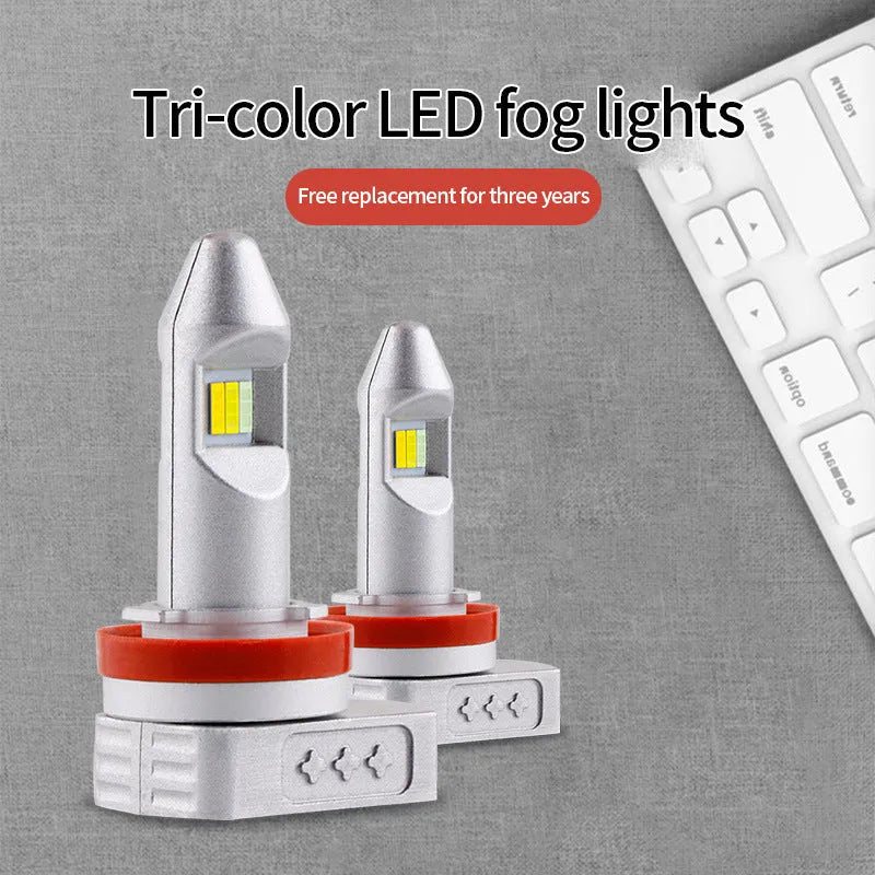 Super Stable universal LED fog lamp bulb with aluminium housing and multi-format connectors.