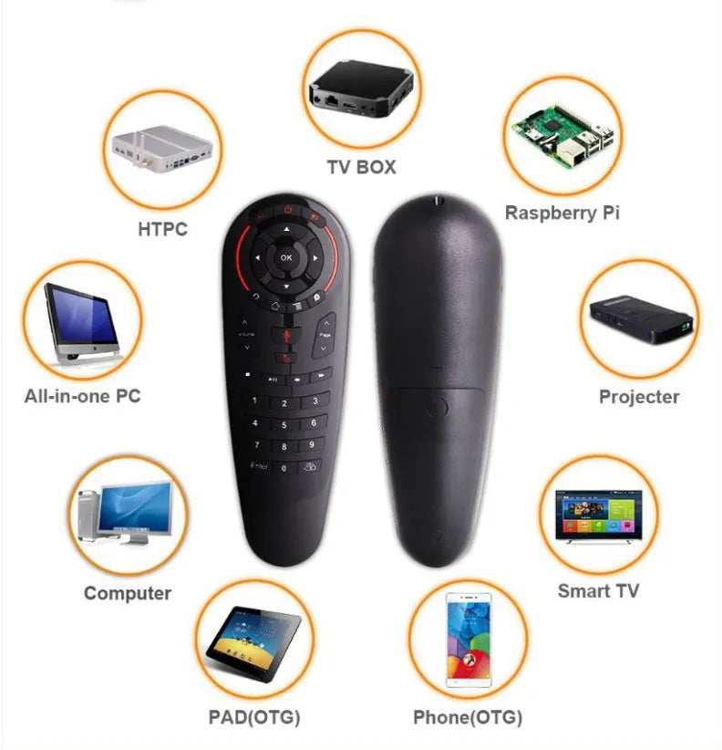 G30 AIR MOUSE wireless keyboard remote control with nano receiver.