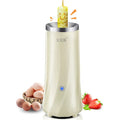 Beige white and green mini breakfast machine with automatic functions and 50W power rating