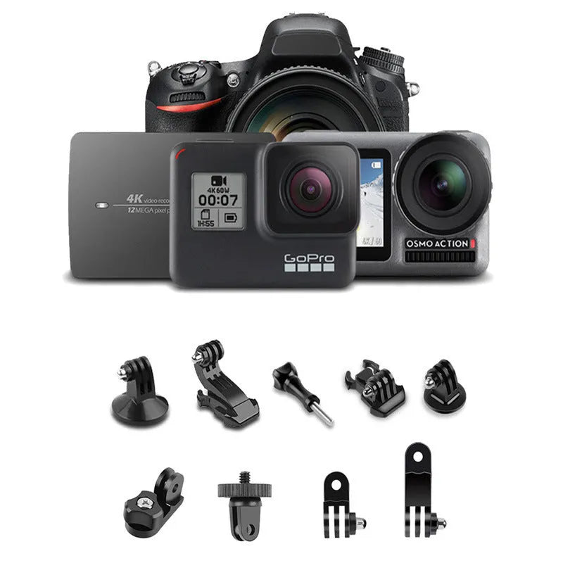 Black Bluetooth selfie stick with tripod base extended, showing wireless remote and phone mounted.