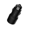 Black Ruimi 3S Music Bluetooth car charger for mobile phone and tablet charging.