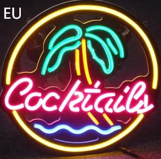 LED coffee neon billboard sign with mixed colours for commercial interior decoration