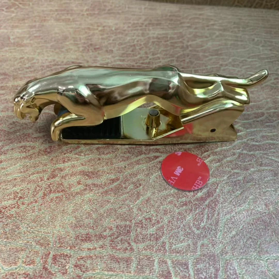 Car Leopard brand rotatable mobile phone holder in black, gold, and silver finishes.