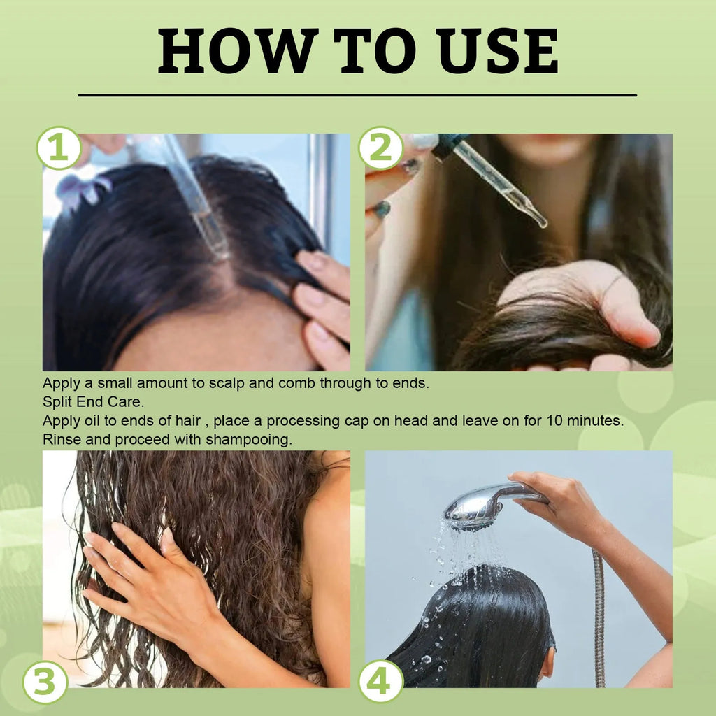 59ml bottle of rosemary mint hair growth fluid for scalp treatment and hair repair.