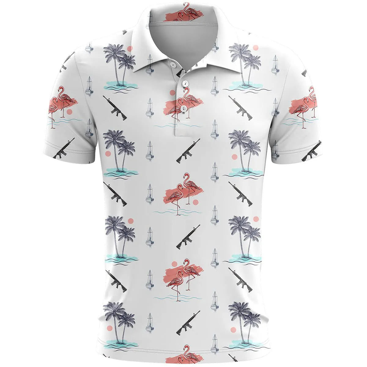 3D printed sports short sleeve top in loose fit style with colour matching patterns on polyester fabric