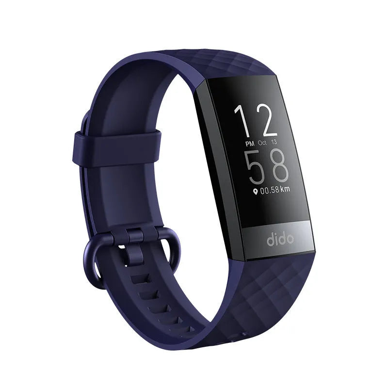 Y6 Black smart bracelet with 1.1-inch screen for blood pressure and ECG monitoring