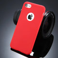 Soft plain silicon TPU phone case for iPhone in candy colours: blue, pink, red, green, black, navy blue.