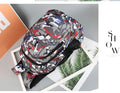 Oxford fabric teen backpack in multiple colours with reinforced shoulder straps and side zipper pockets