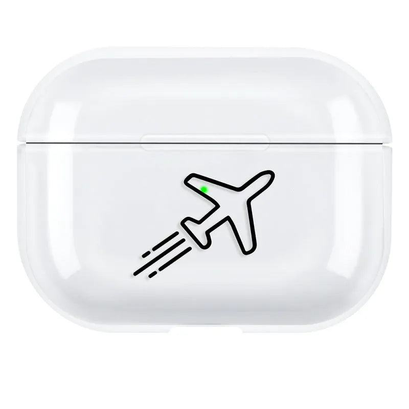 AirPods Pro 3 compatible protective shell case in PC plastic back cover design