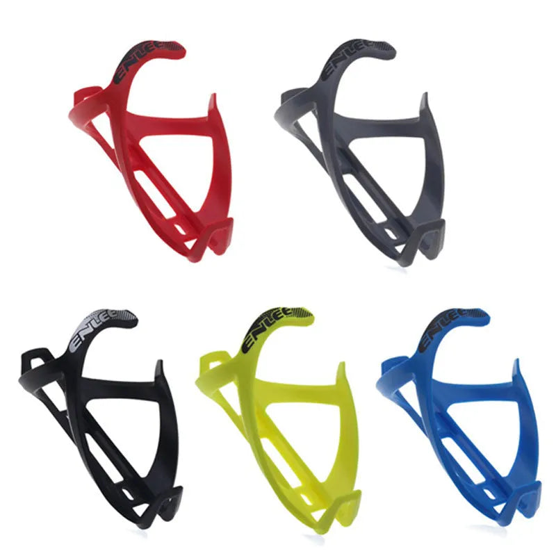 TPR plastic mountain bike water bottle cage in fluorescent yellow colour