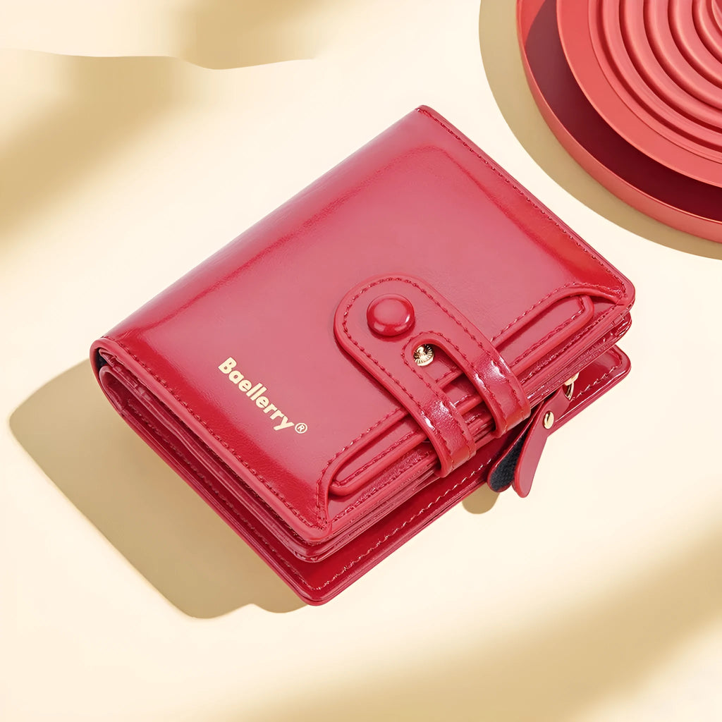 Women's PU leather card holder wallet in seven colour options with polyester lining