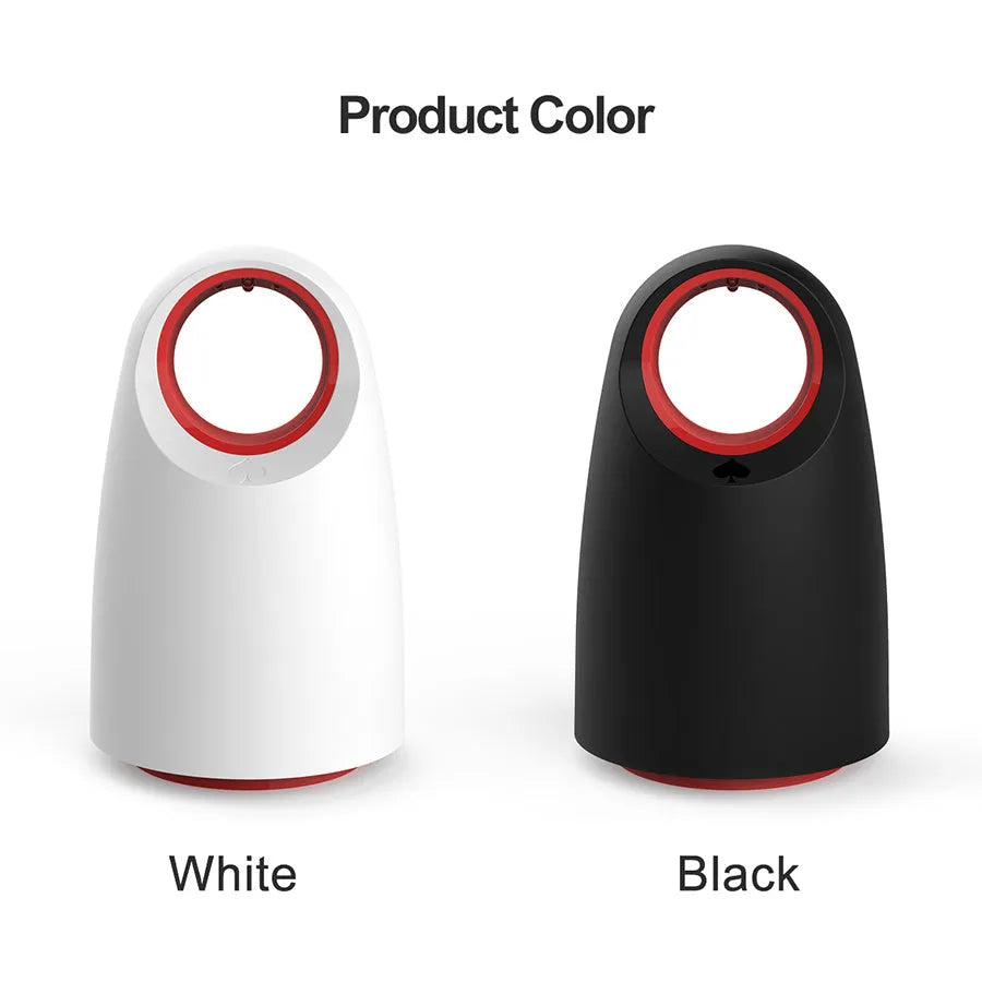 Black or white USB-powered silent mosquito killer with UV LED light for indoor insect control