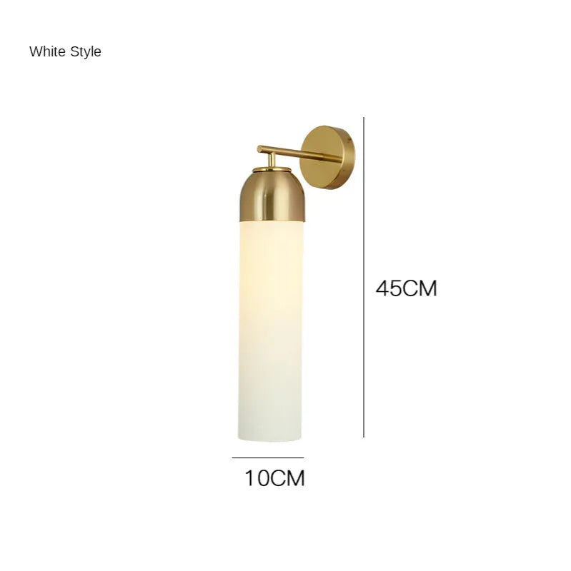 450mm diameter glass wall lamp with E27 holder in multiple colour options