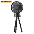 HOMEFISH F2 portable fan with automatic shake head mounted on a removable bracket