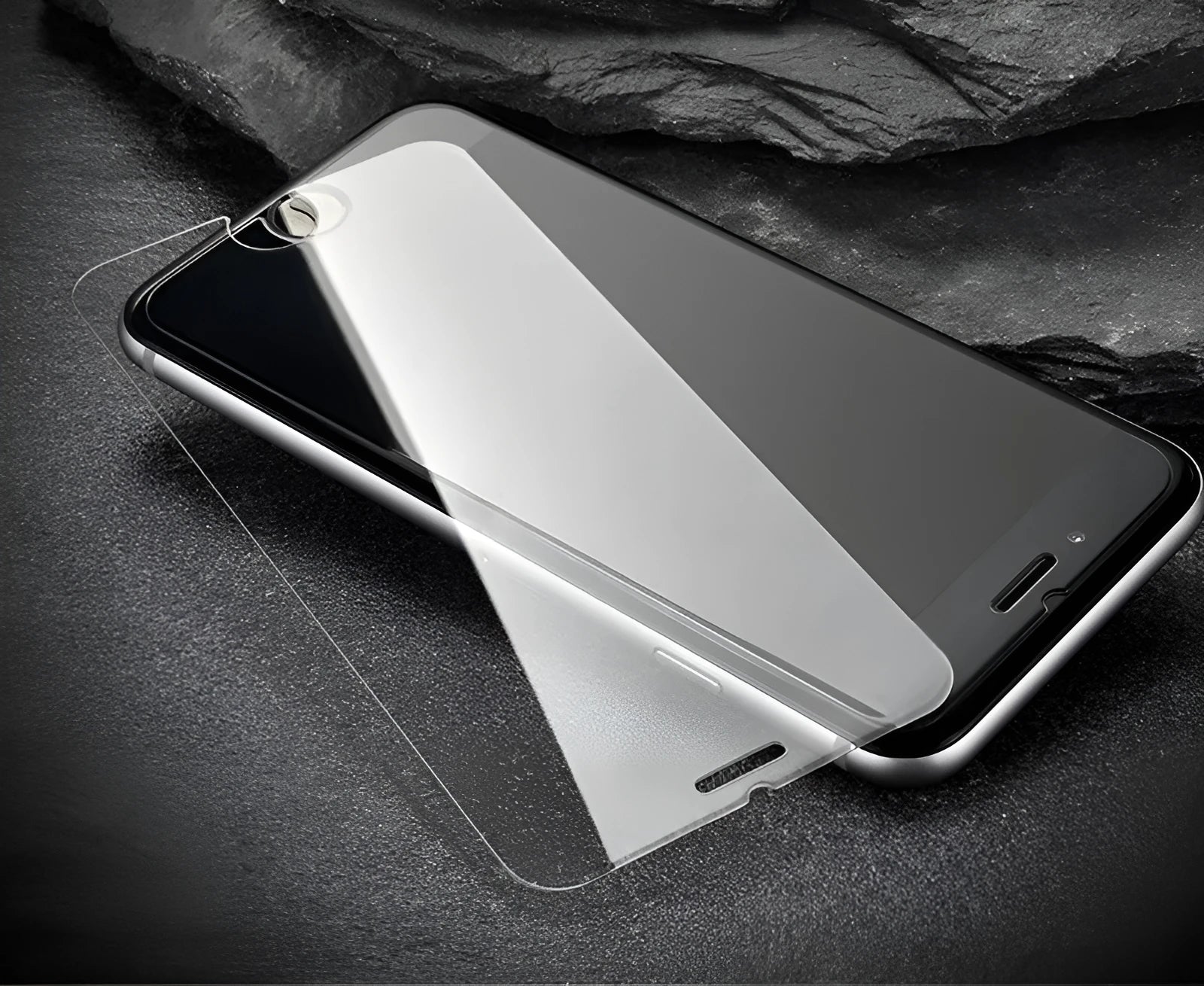 Tempered glass screen protector for iPhone with 9H hardness and oleophobic coating