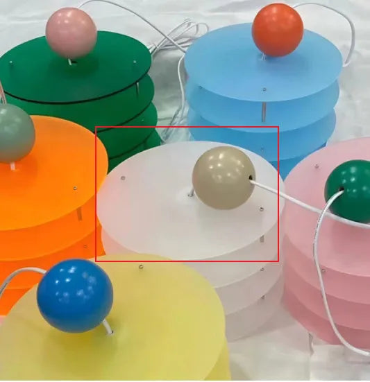 Simple Ph5 chandelier with adjustable macaron lighting elements for restaurant use
