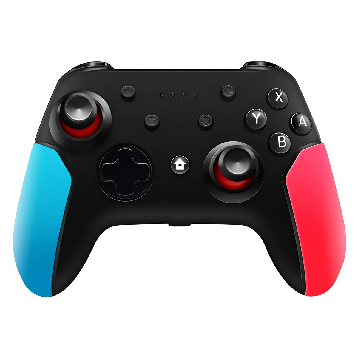 Bluetooth gamepad for Nintendo Switch, PC and Android in blue and red colours