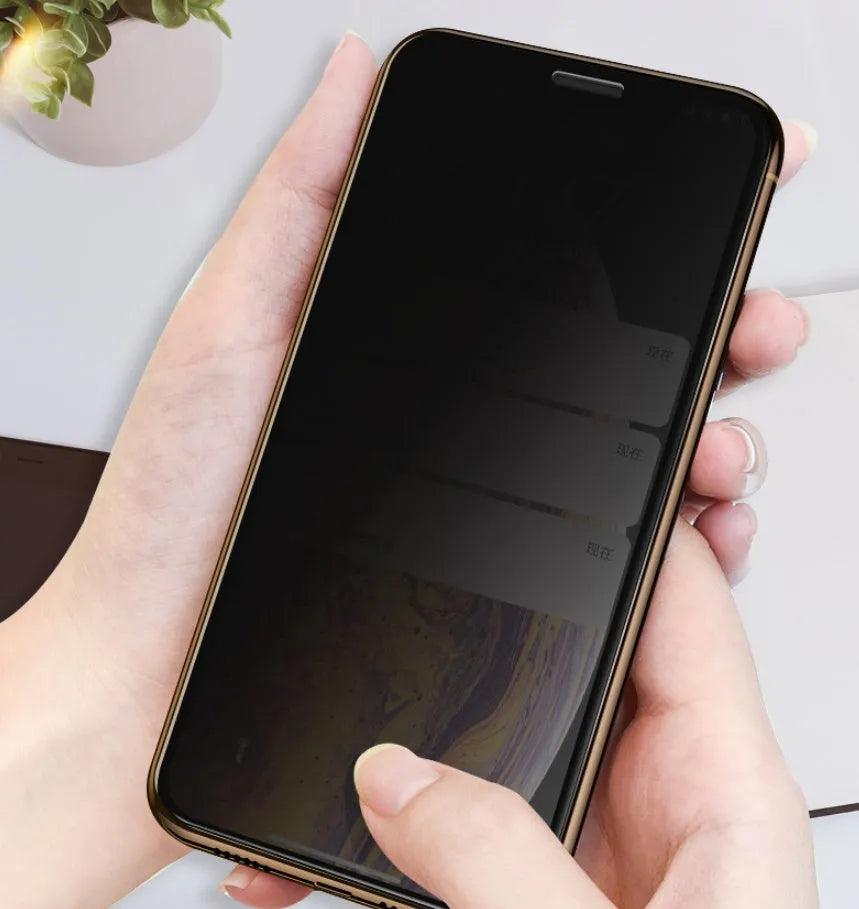 Samsung Galaxy phone tempered glass screen protector with full coverage and privacy filter option