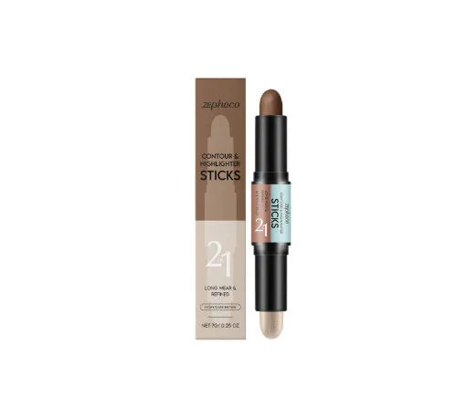 2-in-1 outline highlighter and repair pen in a compact 2.2cm by 11cm size.