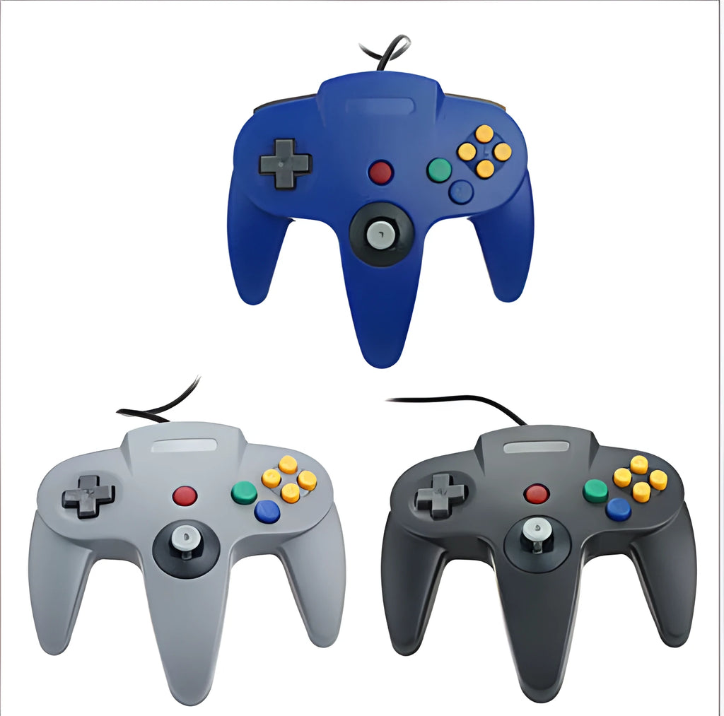 USB N64 controller for PC computers in multiple colour options including transparent variants