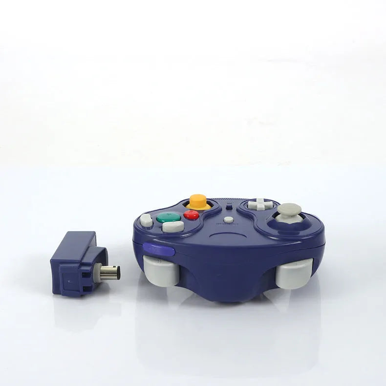 NGC 2.4G wireless game controller for Wii and Nintendo GameCube consoles in multiple colours