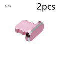 Aluminium alloy dust plug for iPhone charging port in various colours.