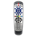 Black flat universal remote control for DISH Network satellite TV receivers code 20.1