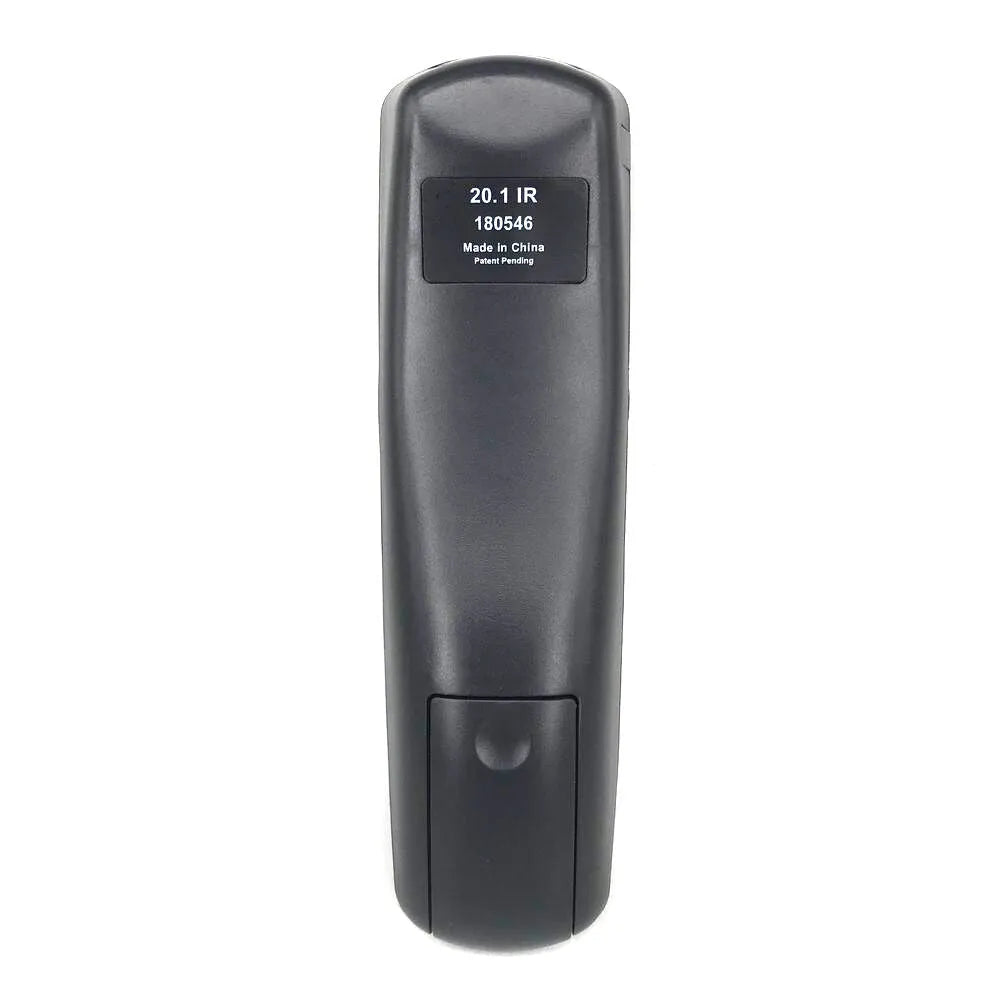 Black flat universal remote control for DISH Network satellite TV receivers code 20.1