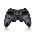 Black wireless Bluetooth gamepad for mobile phones with ABS plastic body