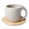Ceramic cold kettle set with pot, lid, bamboo tray and optional four cups in gift box