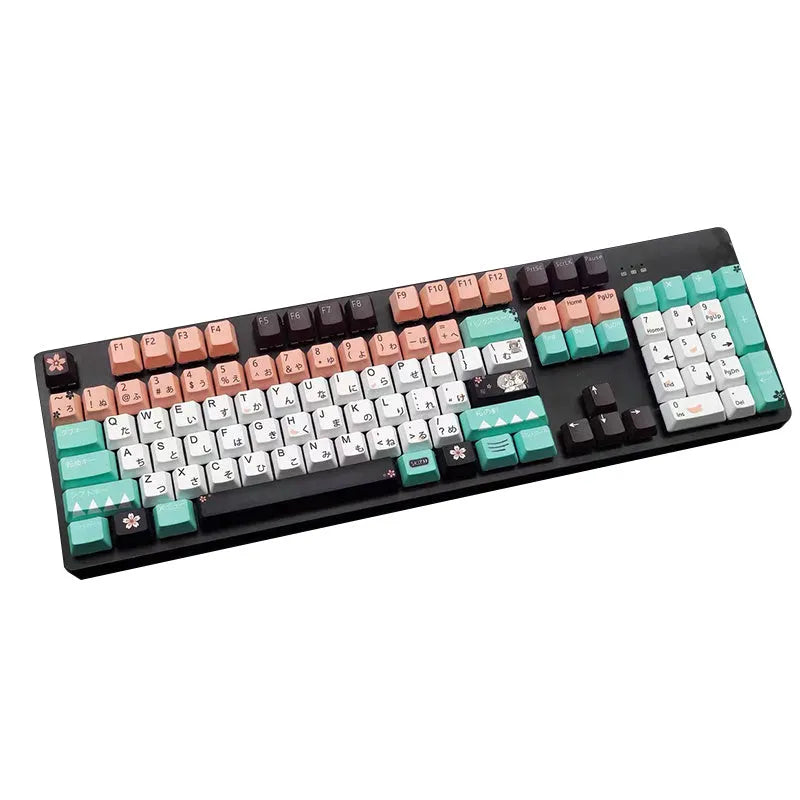 Green wireless USB mechanical keyboard keycap with Cherry MX style stem