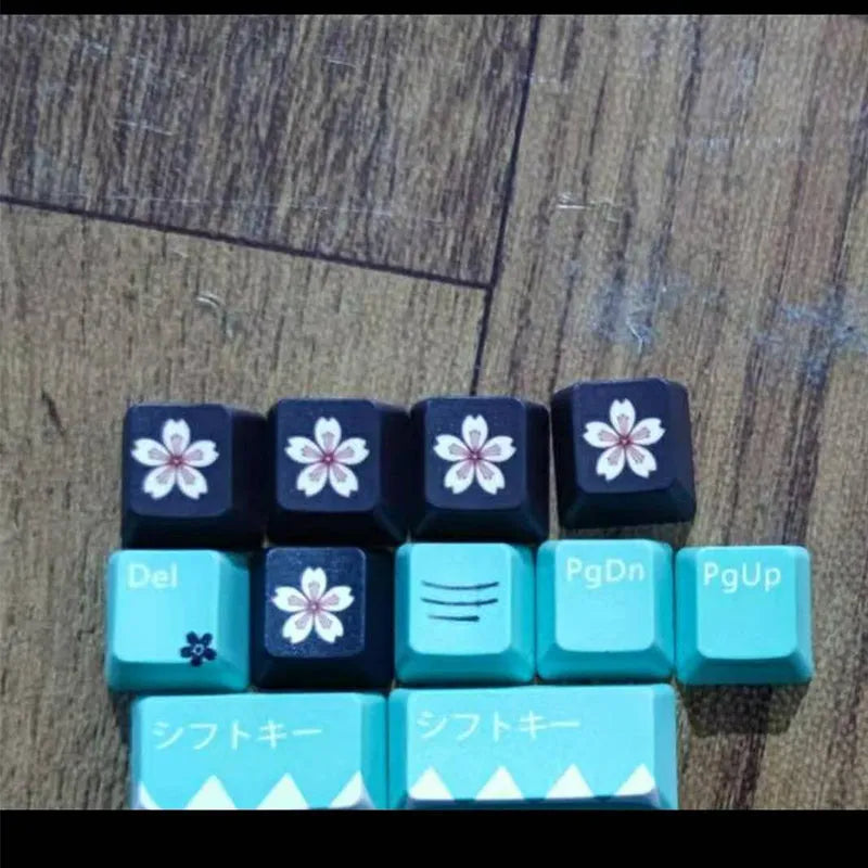 Green wireless USB mechanical keyboard keycap with Cherry MX style stem