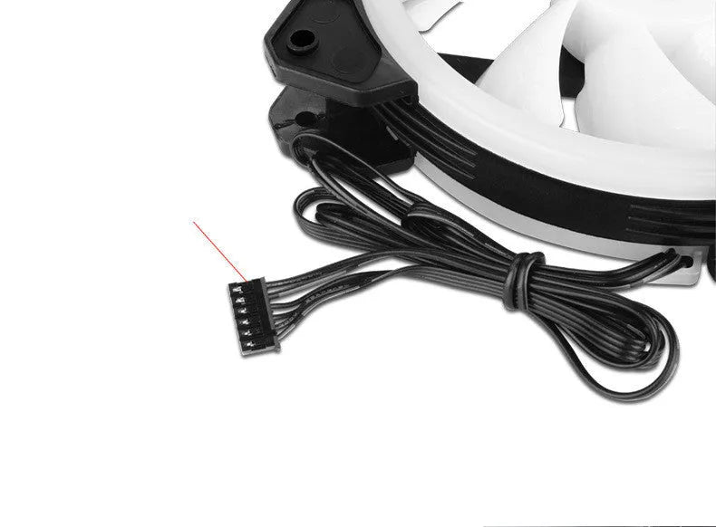 12cm camouflage pattern computer chassis fan with RGB lighting and hydraulic bearing system