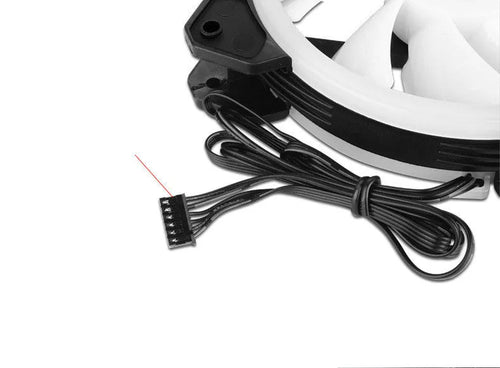12cm camouflage pattern computer chassis fan with RGB lighting and hydraulic bearing system