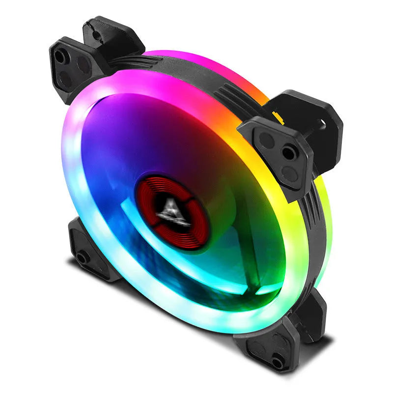 12cm camouflage pattern computer chassis fan with RGB lighting and hydraulic bearing system