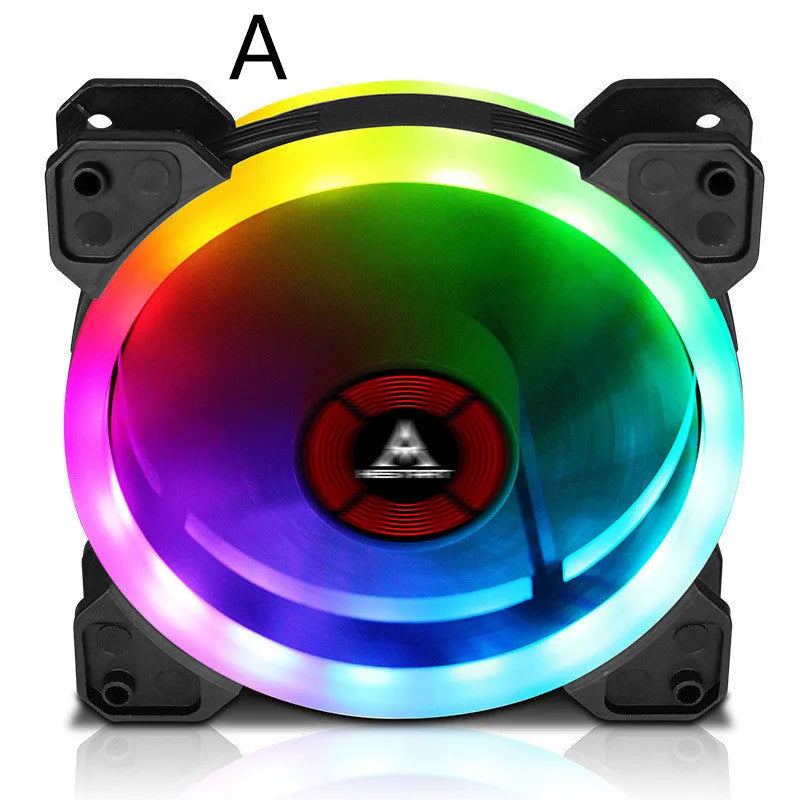 12cm camouflage pattern computer chassis fan with RGB lighting and hydraulic bearing system