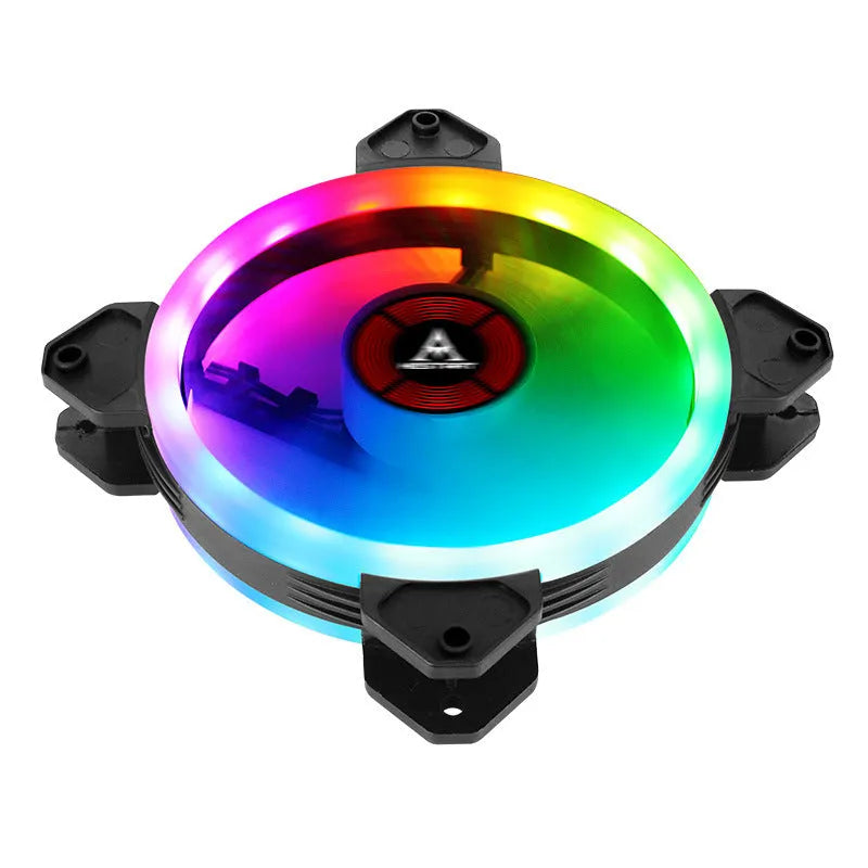 12cm camouflage pattern computer chassis fan with RGB lighting and hydraulic bearing system