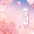 Pink square push-pull student rubber wiper with replaceable core system