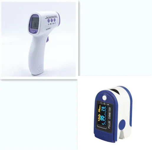 White digital thermometer for non-contact temperature measurement