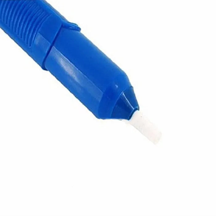 GS-107 manual solder sucker tin pump in blue, gold, or silver colours showing 330mm length