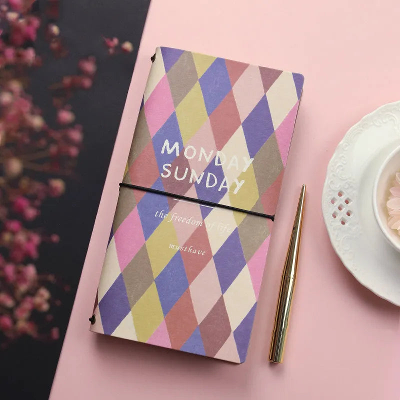 TN hand book soft cover simple notebook in multiple colour options