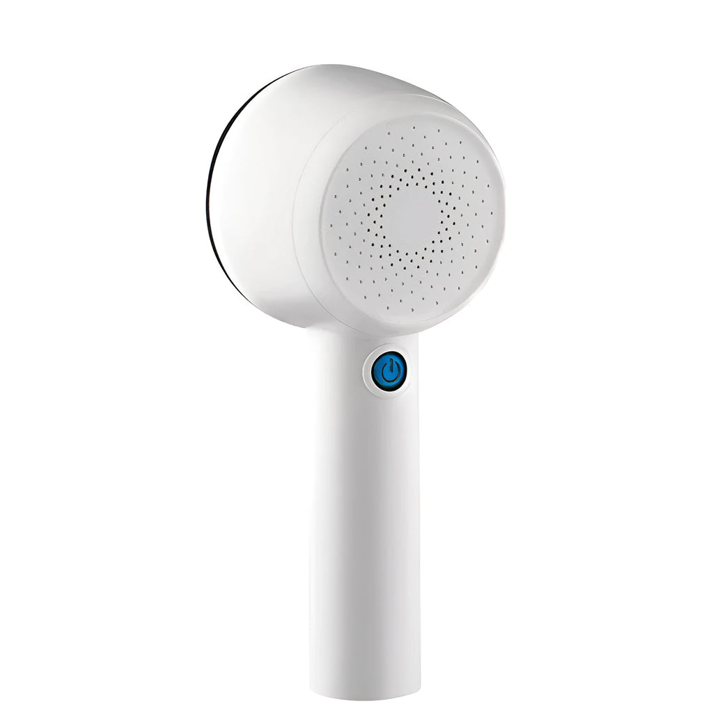 White rechargeable clothes shaver for wool jumpers with ABS plastic body